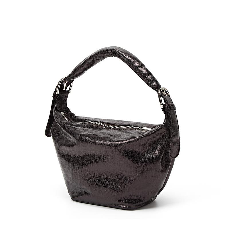 Hand-held Dumplings Soft Skin Single-shoulder Underarm Bag Hand-held Tote Bag