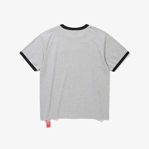 New Era Chicago Cubs World Series Ringer T shirT heaTher Gray 15147507
