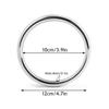 1PC Acrylic D Round Shape Purse Sewing Frame DIY Bag Handles For Bag Making Purse Handles Replacement Crochet Bag Handles