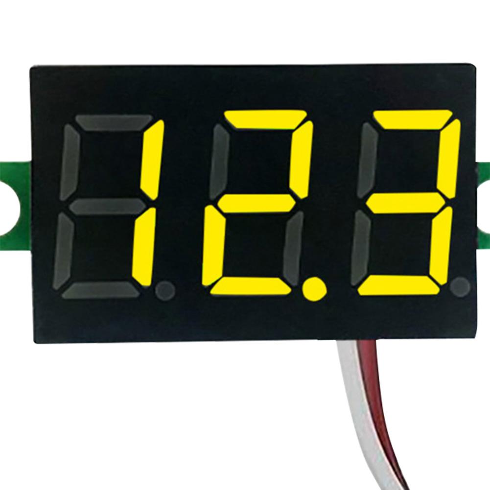 Módulo de Mini Display LED Digital Testador de Tensão DC 0V-200V Medidor de Tela LED de 0,28 Polegadas Proteção Contra Polaridade Inversa 1-5 Peças
