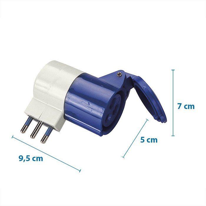 Adaptateur de voyage - prise universelle - adaptateur de prise pour voyage Poly pool - PP0640S