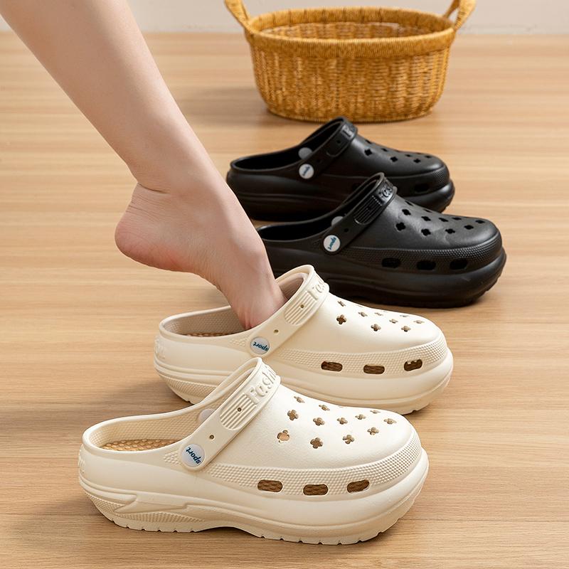 Fashion 2025 Women's Platform Shoes Thick Sole Sandals for Women EVA Clogs Fashion Garden Shoes Outdoor Chunky Non Slip Beach Slippers