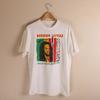 Vtg Burning Spear Reggae Tour Baumwolle Weiß Vollgröße Unisex T-Shirt KN065