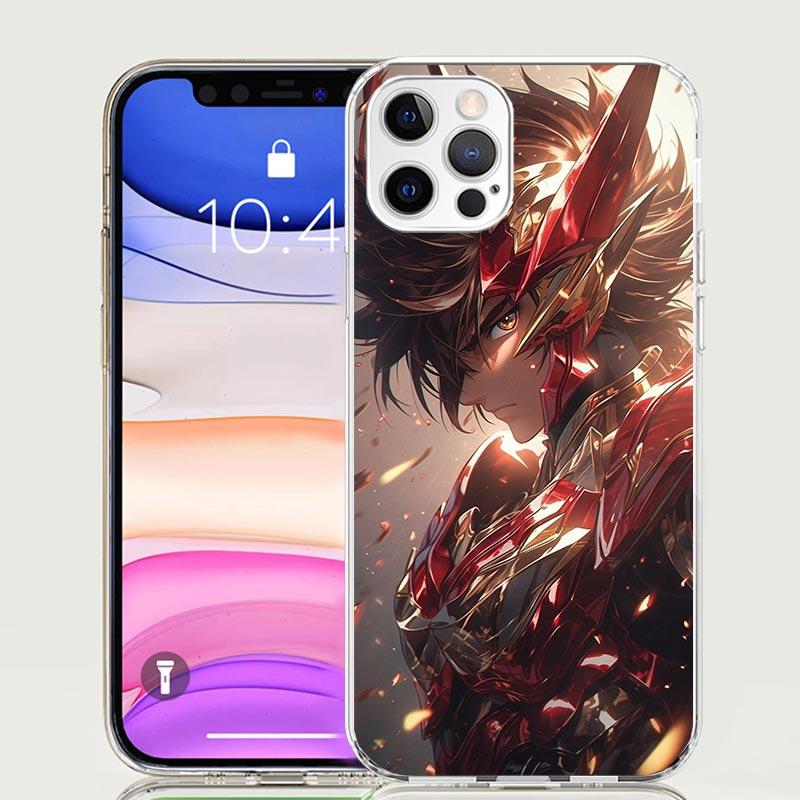 Saint Seiya Cool Phone Case For iPhone 17 Air 16 15 Plus 11 14 Pro Max 13 Mini 12 7 8 + SE Pattern Art Customized Cover 17 Air 1
