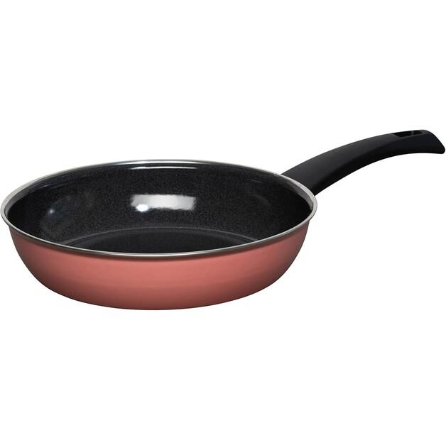 Enameled Frying Pan Riess 24 Cm, Pink (0042-114)
