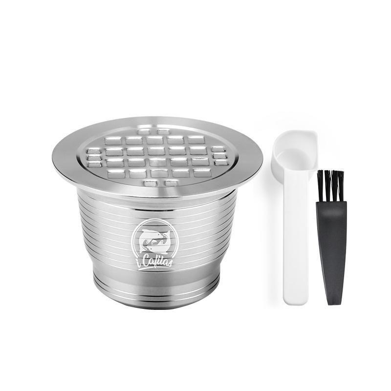 

Reusable Refillable Coffee Filter Compatible For Nespresso Stainless Steel Coffee Filter Eco Friendly Refillable Pods