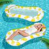 Aufblasbare Schwimmreihe Wassermelone Pool Schwimminsel Hängematte Schwimmbett für Erwachsene Sommer Outdoor Pool Spielzeug
