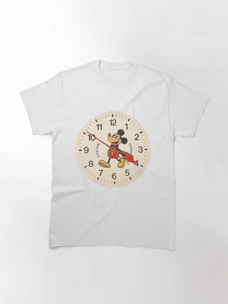 Mickey Clock Classic Unisex T Shirt Gift For Friends S