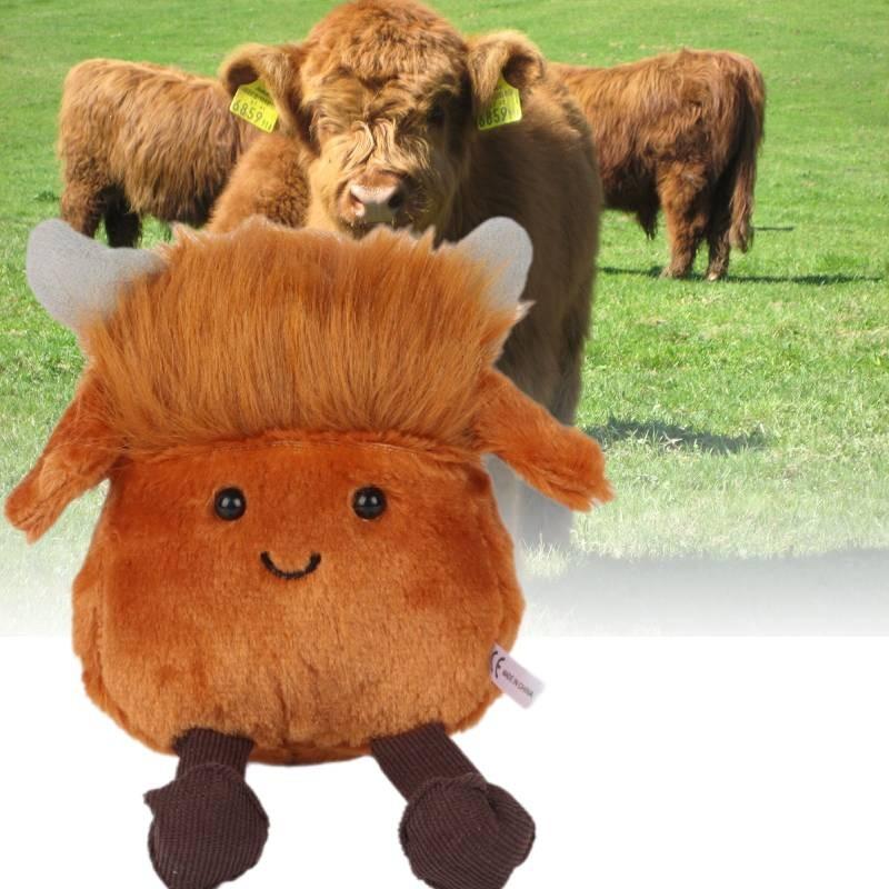 Calf Plush Carey Toy Cartoon Animal Stuffed Doll Room Decoration Gift Children