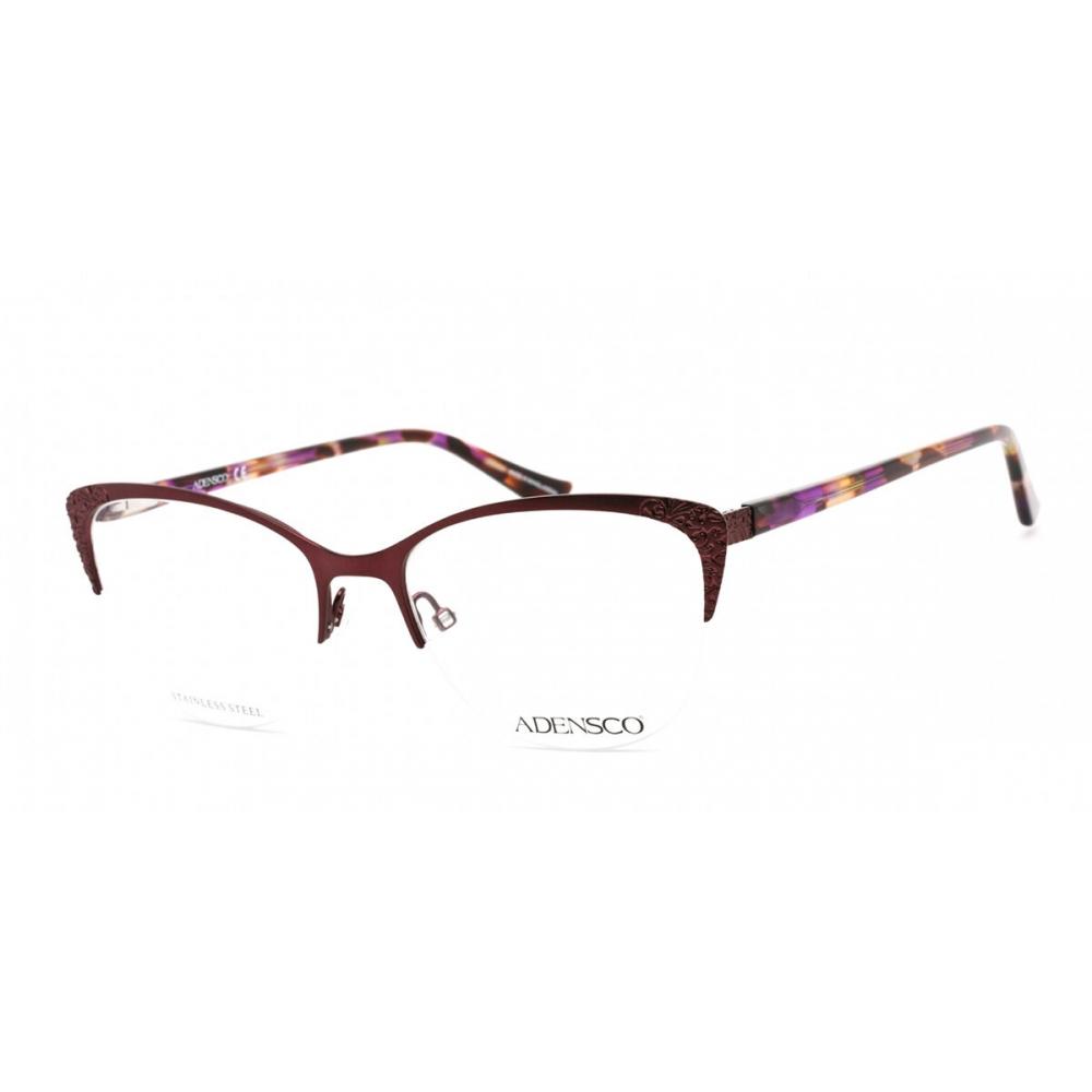 Adensco Ad 241 0u7i Women Eyeglasses Matte Plum Purple/52-17-135