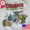 Vintage Courage The Cowardly Dog Cartoon T-shirt For Men Women S-2345XL Unisex T-Shirt