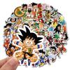 Dragon Ball Stickers Set Cute Anime Design Waterproof Decals Stylish and Cute Manga Stickers DIY Stickers for Water Mobile Notebooks Stickers Perfect