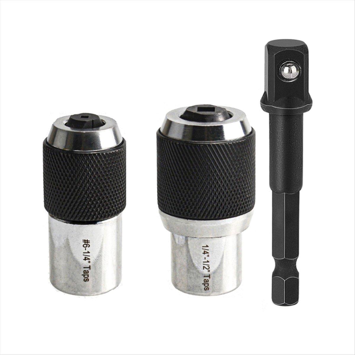 

2025+ Tap Socket Set, 3PCS Tap Extractor Tool with Adjustable Jaws,Tap Sockets with A 3/8inch Socket Adapter for Taps ,Reamers China Mainland