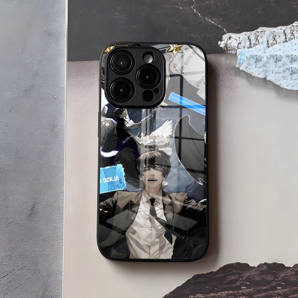 Omniscient R-Reader V-Viewpoint Orv Phone Case For IPhone 17 Air 16 E Pro Max 15 14 13 Mini 12 Pro 11 Max Plus Black Glass Cover