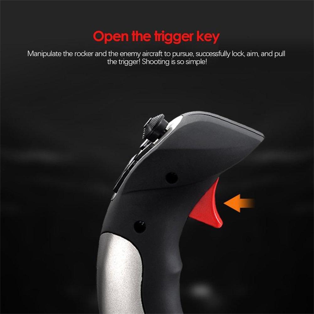 Pc/desktop Pxn-2113 Flight Simulator Gamepad Controller Joystick 12 Programmable Buttons With Suction Cups