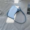 Shoulder bag LOGO solid color small handbag bag feeling styling niche style underarm bag women