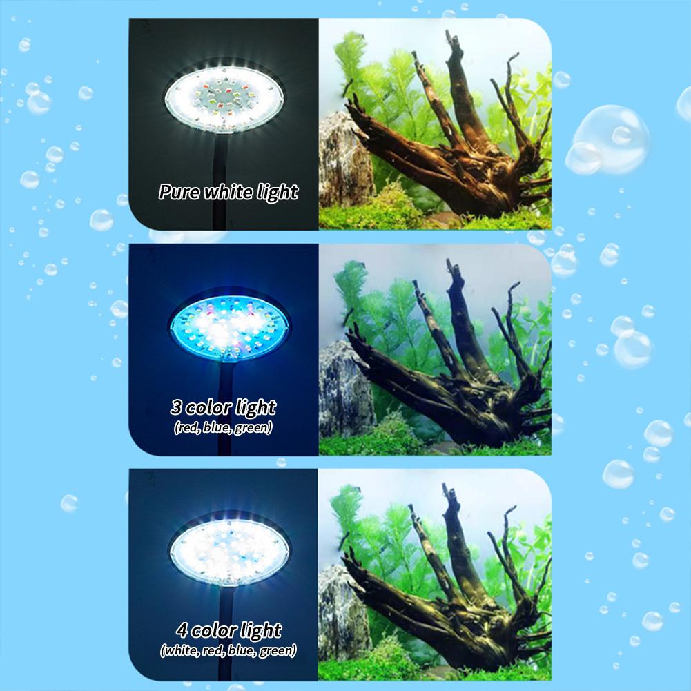 7W Fish Tank Clip Lamp USB Power Decorate Led Full Spectrum Waterproof Lamp Algae Lamp Ornamental Small Fish Tank Lighting