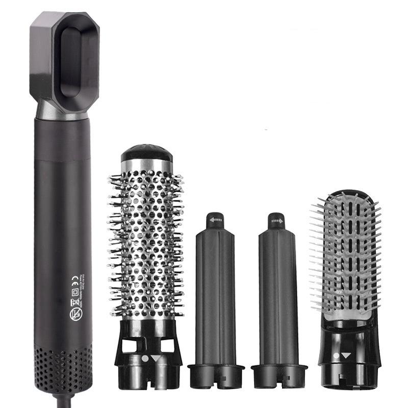 5 In 1 Haartrockner Wärme Kamm Curler Professionelle Eisen Haarglätter Styling Pinsel Elektrische Haar Styling Werkzeug Automatische Curler