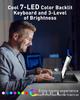 2026 iPad Air 11-inch Bluetooth Keyboard Case A2591 with TPU Shell