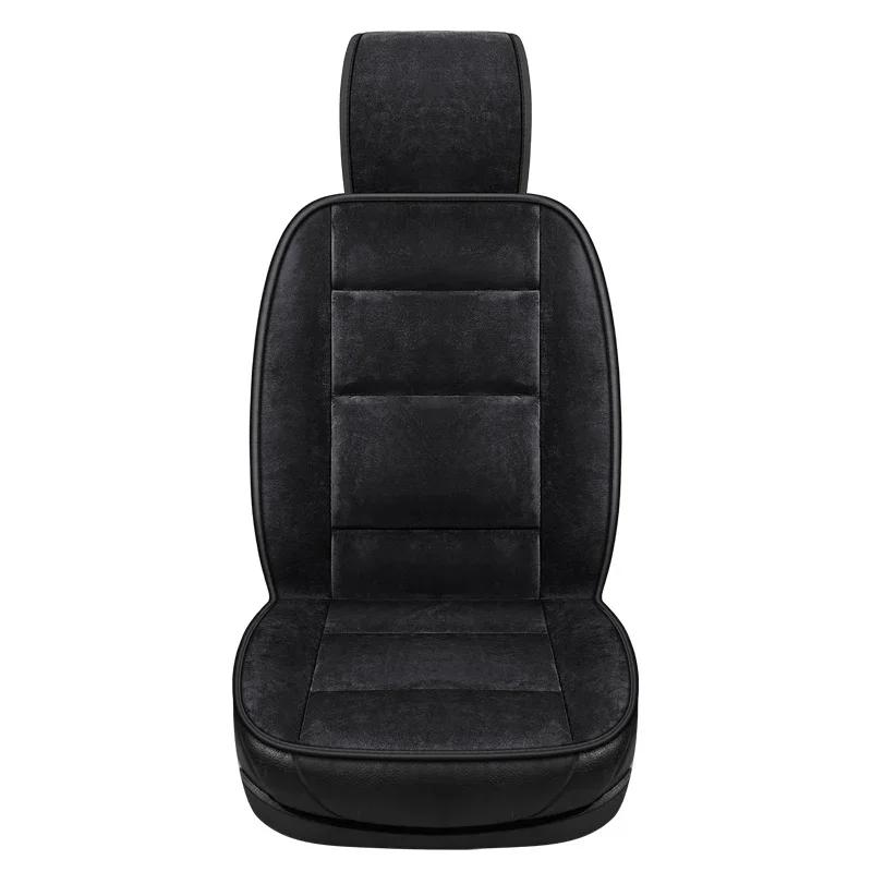 Pernă Auto Universală Iarnă Caldă Pluș Scurt Set Trei Piese Husă Scaun Auto Protector Scaun Auto Covoraș Accesorii Interior Auto