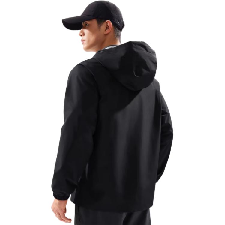 Li-Ning Windproof And Water-Resistant Hooded Windbreaker With Logo Men Outerwear AFDW079-3