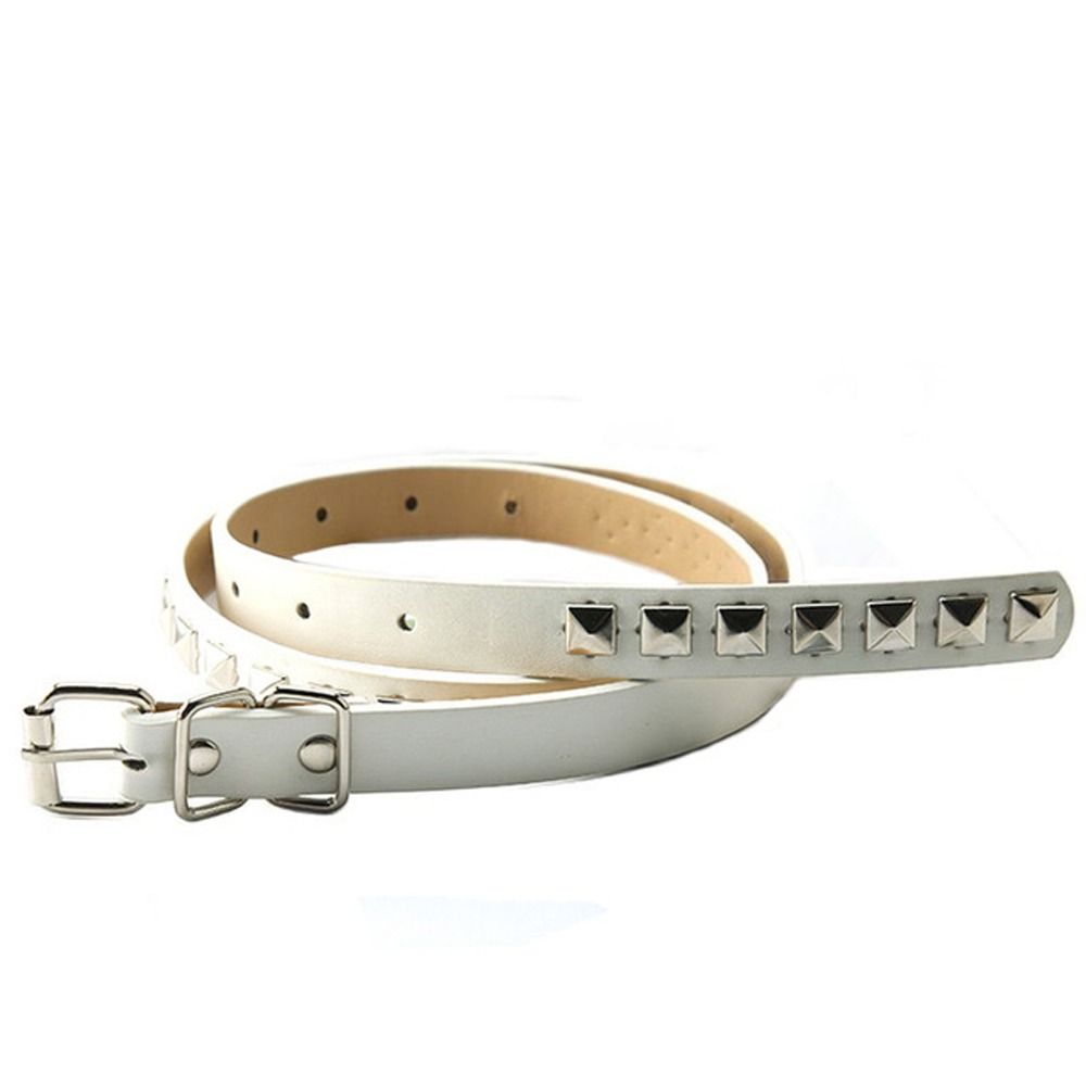 Metal Buckle Dresses Decoration Women Waistband PU Leather Waist Strap Rivet Waist Belts