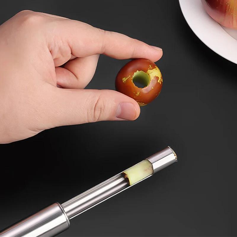 Hawthorn Fruit Seed Core Remover Easy Core Cutter Red Dates Core Seed Remover Cutter Seeder Slicer Kitchen Fruit Vegetable Tool