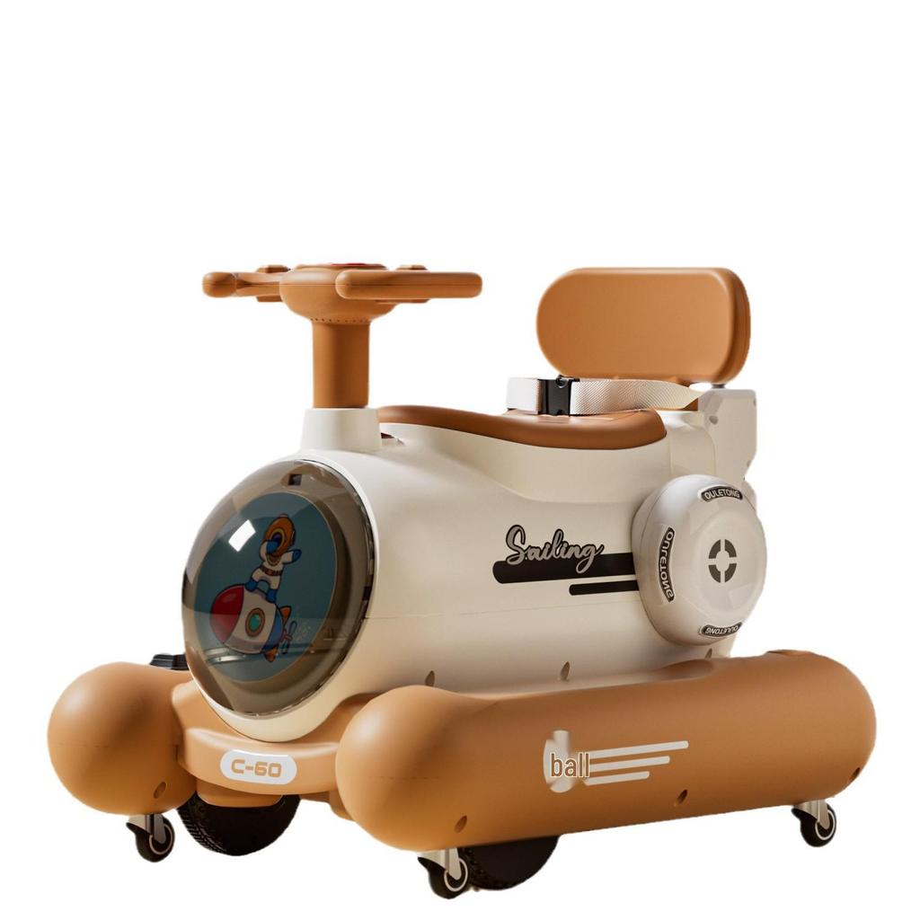 Children's Electric Scooter Car with Lights & Music for Ages 2-6