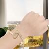 Trendy Bracelet Zircon Trimming Decorative Wrist Bangle for Birthday Lovers