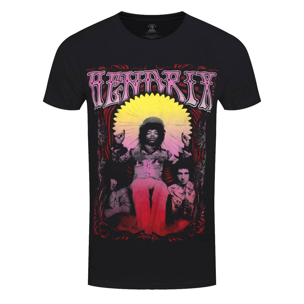 Jimi Hendrix T-Shirt Riesenrad Band Neu Schwarz Offiziell