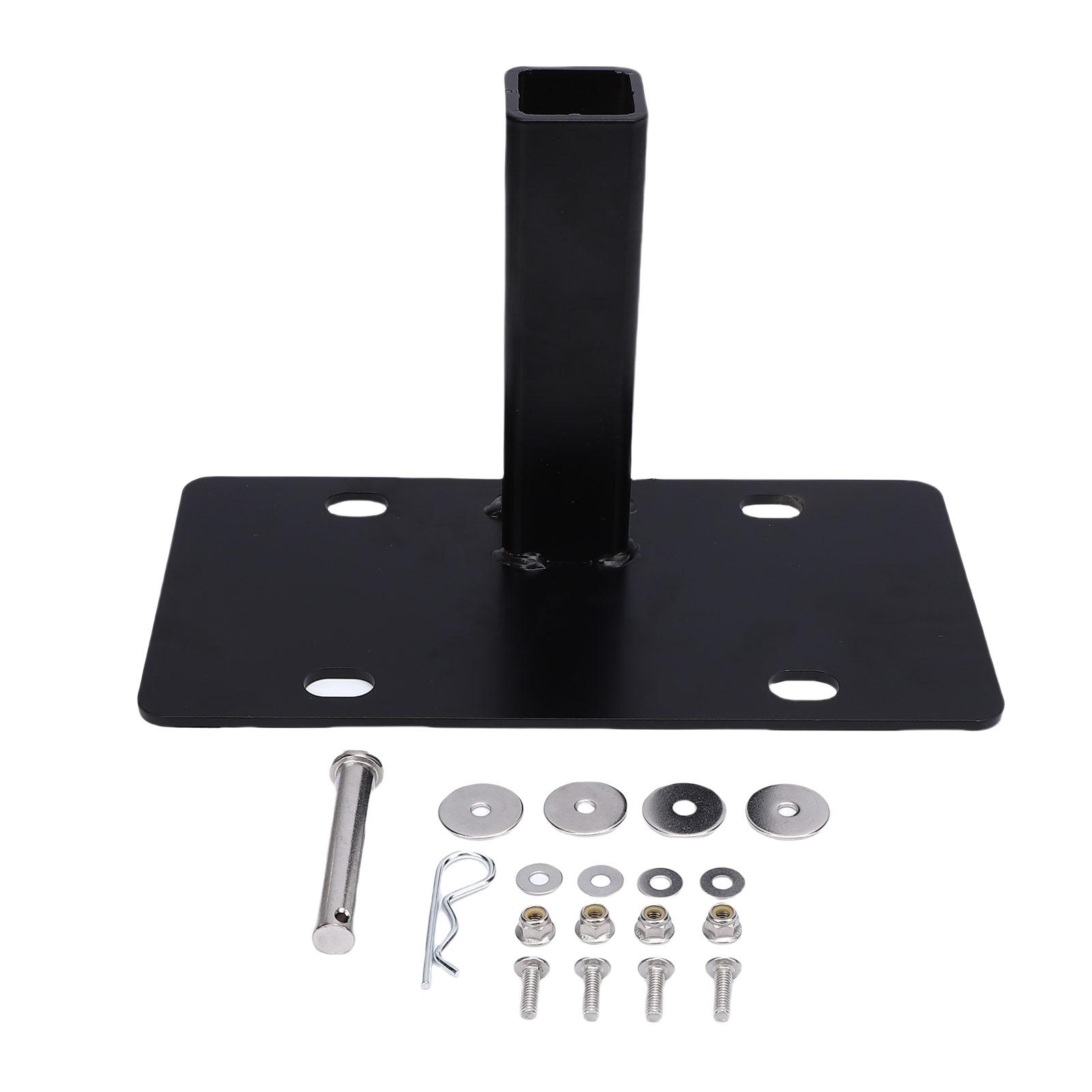 Trailer Hitch License Plate Holder Steel Construction Universal Fit 2inch Hitch Receiver License Plate Mount for Trucks