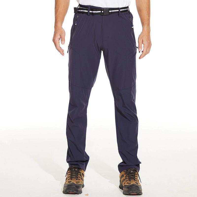 Pantaloni da Esterno Uomo Asciugatura Rapida, Pantaloni Estivi Sottili da Alpinismo, Pantaloni da Assalto Impermeabili e Traspiranti, Pantaloni Elastici Protezione Solare