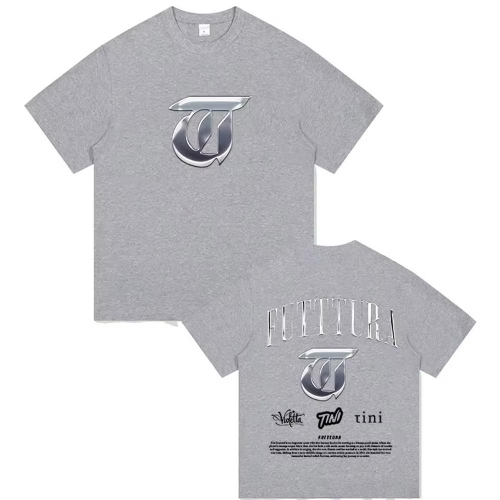 Singer TINI STOESSEL Futtura Tour Album 2026 Tshirt Unisex Women Fashion Harajuku T Shirts Vintage Short Sleeve Tshirts
