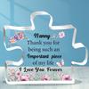 Nanny Puzzle Plaques Mother's Day Gifts Nan Appreciate Birthday Present Nana Acrylic Sign Home Decorations