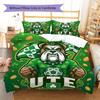 UjpestFC Pattern Bedding Quilt Set Quilt Cover Pillowcase Home Decoration Birthday Gift (1 * duvet cover + 2 * pillowcase, without core)