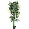 6ft Artificial Bamboo Tree Plant Greenery In A Pot for Home Office Planter 1.8M