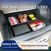 For Geely Galaxy E5 /EX5 2024 Car Trunk Lower Layer Storage Box Waterproof Camping Organizer Tail Box Modification