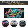 Watercolor Turtle Flower Front License Plate for Women Car Vanity Plates Decorative Aluminum Metal Cute Novelty License Plate Cover for Men 6x12 Inch