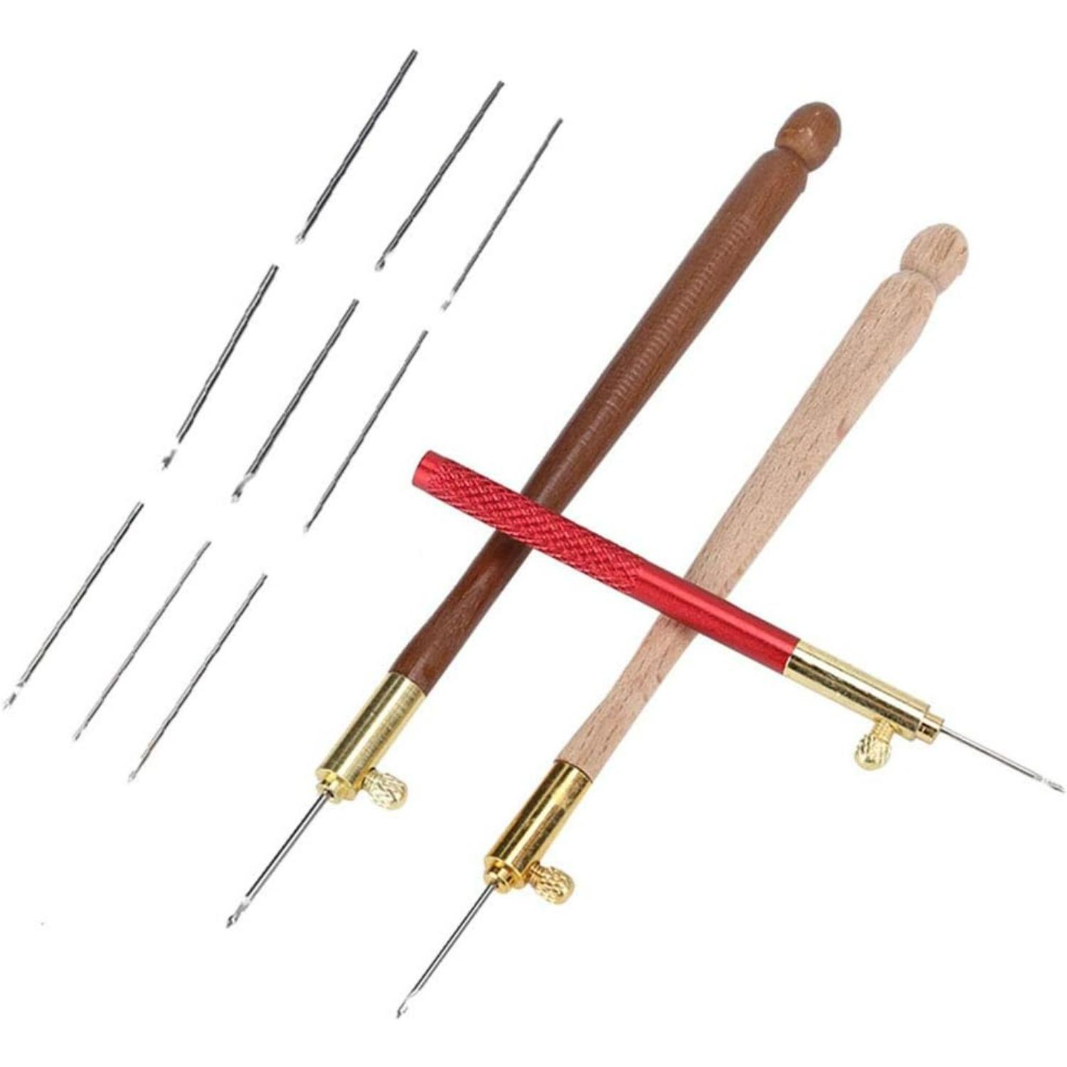 

Hooks, 3Pcs French Beading Hook Needle Set for Hand Embroidery with 9 Needles for Sequins and Beads Craft Sewing Tools for Beginners and Professionals L1