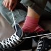 5 Pairs of Men's Retro Sweat-absorbing Vertical Striped Plain Color Cotton Mid Calf Socks