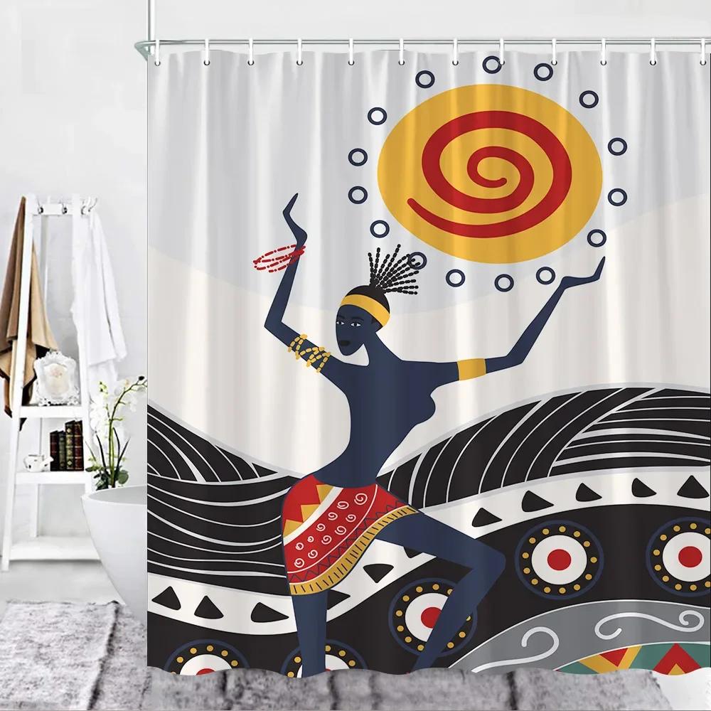 Christmas Shower Curtain Sets Vintage Red Truck Xmas Ball Pine Tree Snowman Winter New Year Gift Bathroom Decor Bath Curtains