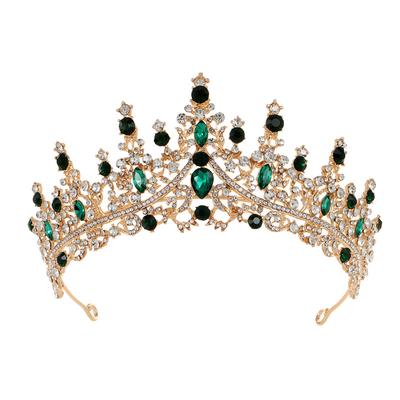 Krone Braut Kopfschmuck Barock Strass Urlaub Hochzeit Großes Stirnband Tuinga Braut Kopfschmuck