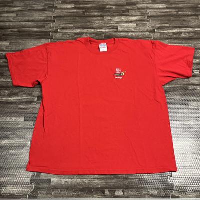 Vintage 90s Las Vegas Souvenir Tshirt Red XXL VTG Casual Summer Unisex