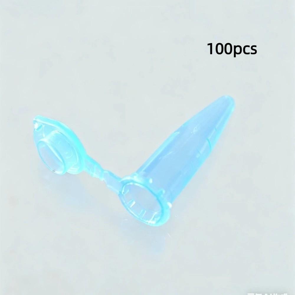 

100PCS Various Colors Centrifuge Tubes Seed Preservation Centrifuge Vial Test Tube Laboratory Use синий