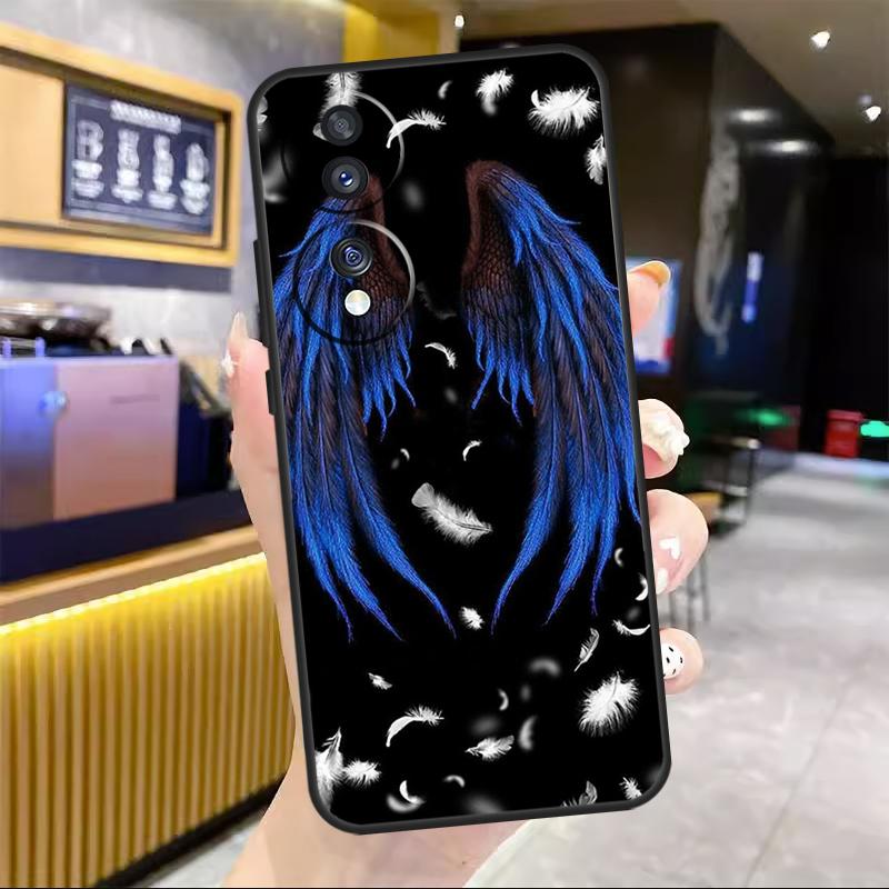 Wings Angel Devil For Honor Magic 6 7 8 Pro Case For Honor 90 70 50 Lite 400 200 X8c X8b X9a X9b X9c X9d Win RT