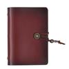Custom Logo Leather Strap Notebook - Retro Travel Journal & Office Pocket Notebook