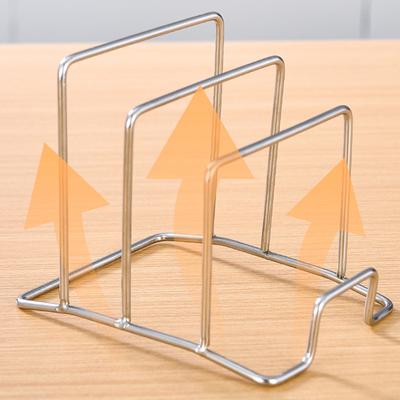 Rack Shelf Stand Multi Layer Space Saving Rustproof Cutting Board Practical Kitchen Organizer Pot Lid Holder Iron Art Home