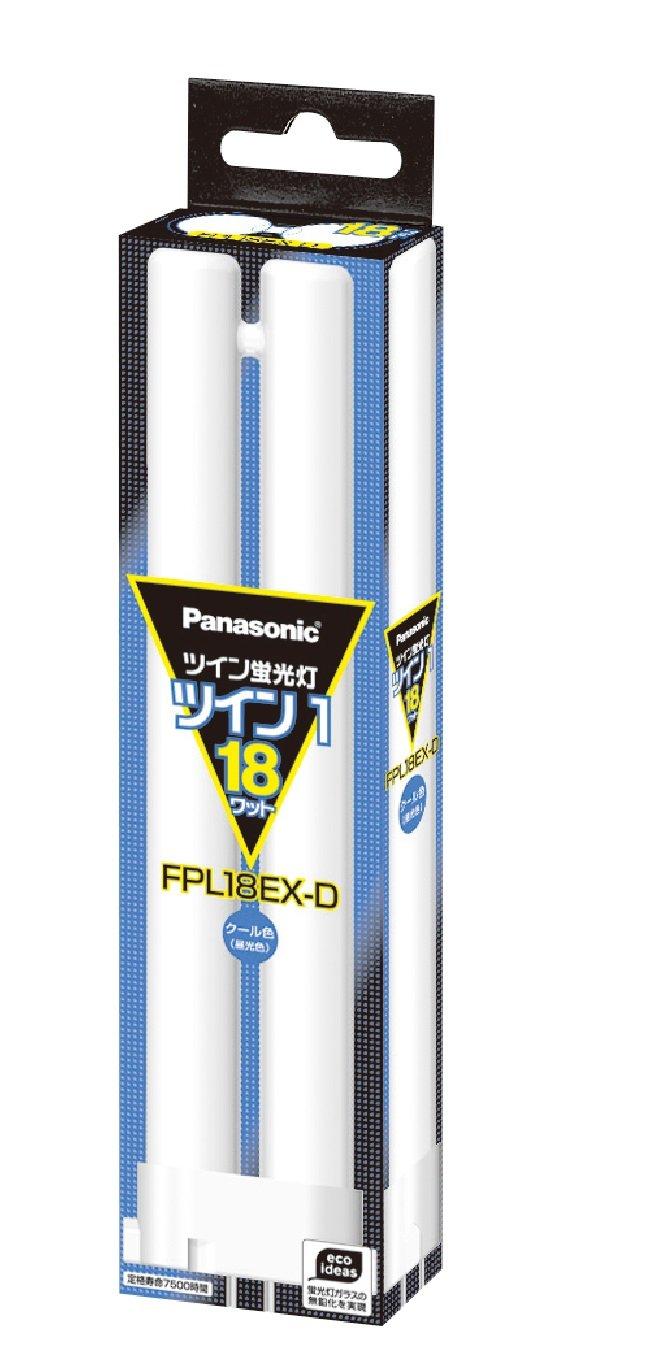 

Panasonic twin fluorescent lamp 18 type cool color 2 bridges FPL18EXD