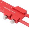 Clear Scales Woodworking Ruler 6 Inch T Type Scribing Ruler Precise Aluminum Alloy Ruler  Marking