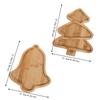 Elegant Wooden Christmas Dish Vintage Christmas Charcuterie Board  Home Party
